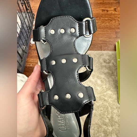 [NWOT] Black Stud Heels - Picture 5 of 7